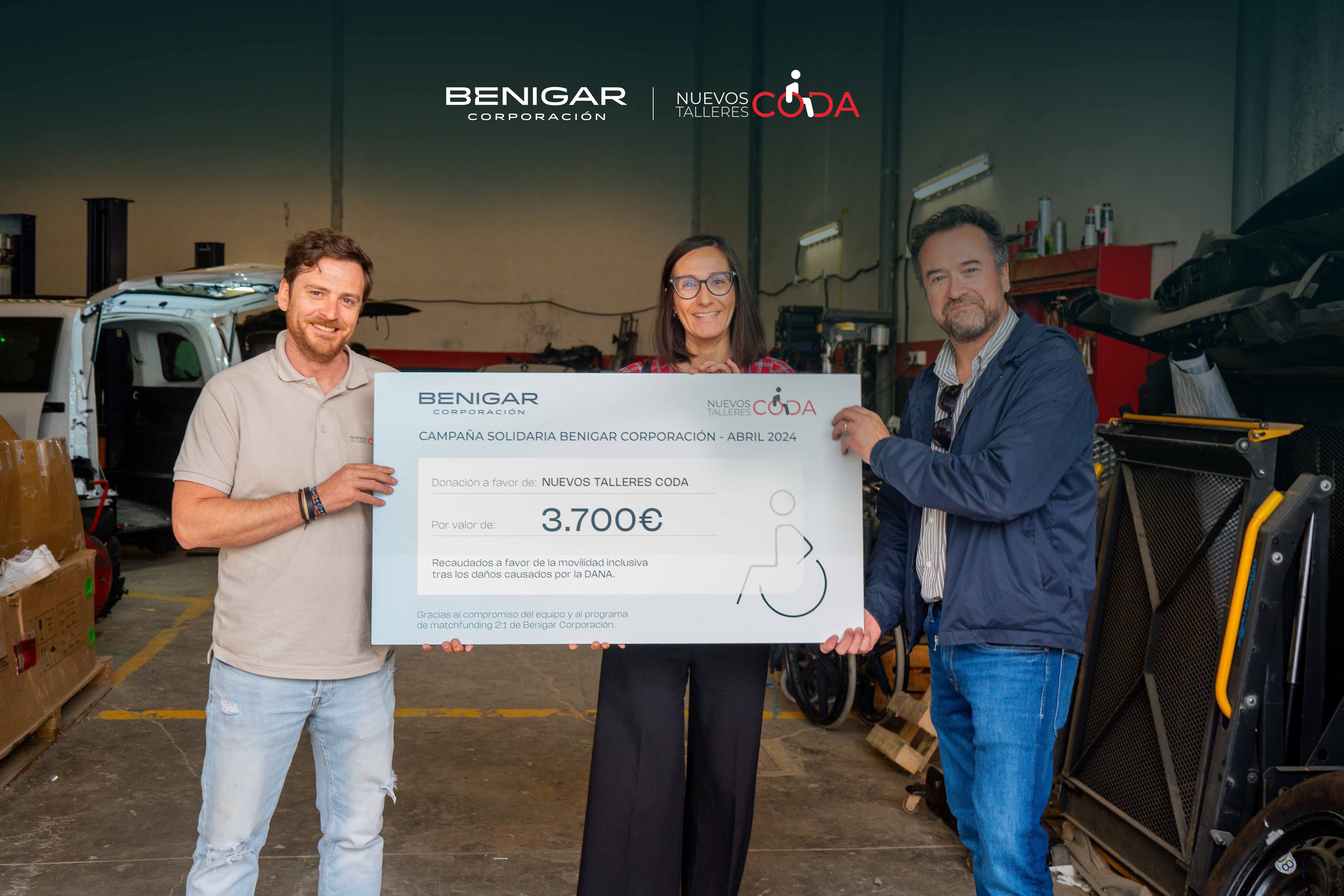 En Benigar creemos en una movilidad accesible para todos. Por eso, impulsamos una campaña solidaria para apoyar a Nuevos Tallere